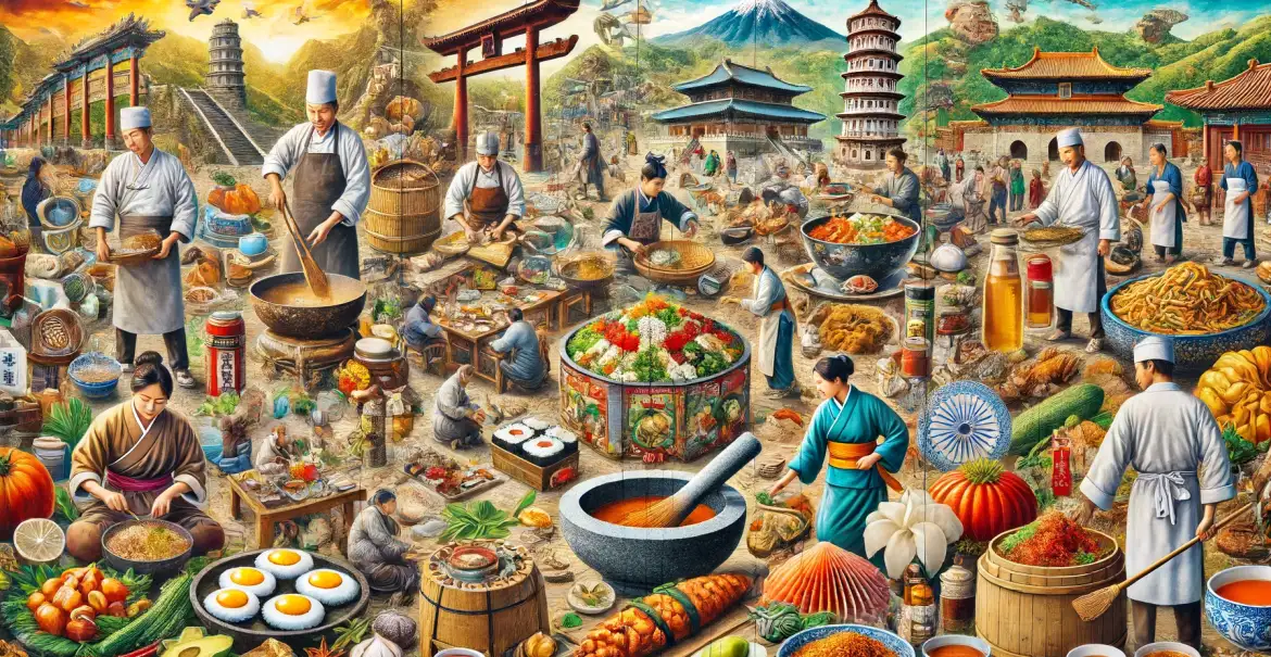 L’histoire de la cuisine asiatique : Un voyage culinaire à travers les siècles