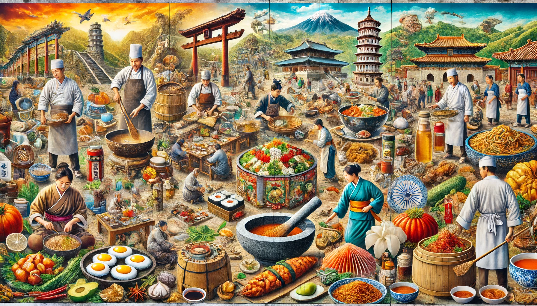 L’histoire de la cuisine asiatique : Un voyage culinaire à travers les siècles